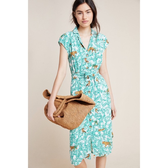Anthropologie Dresses & Skirts - NWT Anthropologie Jungle Catherine Shirt Dress